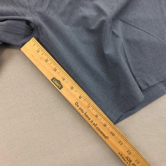 7 Diamonds Velocity Performance Shorts Mens 40 Steel Blue 4-Way Stretch New - Picture 6 of 10